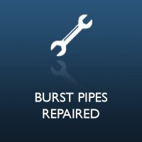 Burst pipes repaired